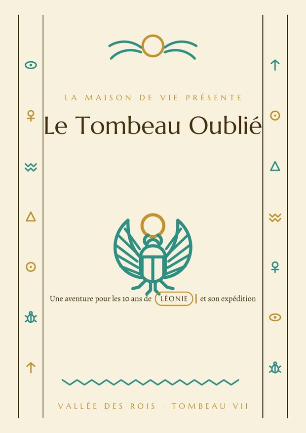 Couverture du kit Égypte : l'expédition dans la tombe du pharaon