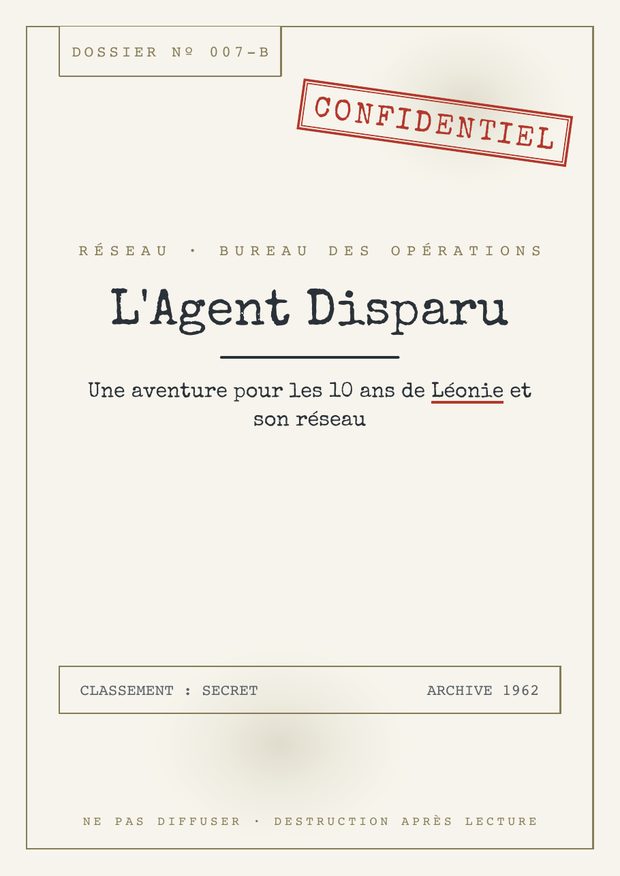 Couverture du kit espion : la mission secrète de l'agent