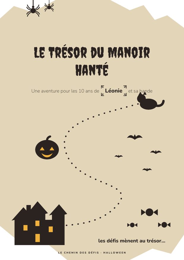 Couverture du kit Halloween : le trésor du manoir hanté